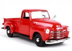 Red 1:25 Scale Maisto Diecast 1950 Chevrolet 3100 Pickup Model