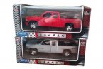 Red / Silver 1:24 Scale Welly Diecast Dodge RAM 1500 Pickup