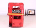 Large Scale Red Tinplate 1905 London Evening News Bus Model