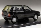 Black 1:24 Scale Whitebox Diecast 1983 Fiat Uno 55S Model