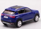 Blue 1:43 Scale Plastic 2018 Changan CS35 Plus Car Toy