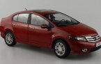 Red 1:18 Scale 2014 Diecast Honda CITY Model