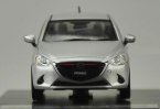 Silver / Gray 1:43 Scale Diecast Mazda Demio Model