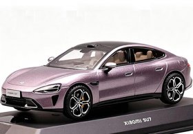 1:43 Scale Purple / Blue / Orange Diecast 2024 Xiaomi SU7 Model