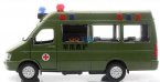 Army Green 1:32 Scale Iveco Military Ambulance Bus Toy