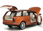 1:32 Orange / Black / Champagne Kids Diecast Range Rover Toy