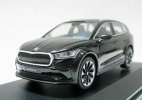 1:43 Scale Black / White Diecast 2021 Skoda Enyaq IV Model