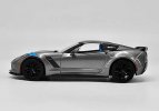 1:24 Scale Maisto Gray 2017 Diecast Chevrolet Corvette Model