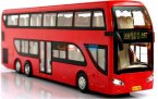 Alloy White / Yellow / Red / Green Kid BeiJing Double Decker Bus