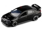 Black Kid 1:32 Police Diecast Mitsubishi Lancer Evolution X Toy