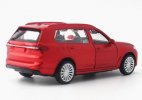 Kids 1:44 Scale Black / Red Diecast BMW X7 SUV Toy
