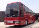 1:50 Scale Red Isuzu Buses Model