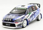 Blue 1:18 Scale Diecast VW Golf 7 SCRC Model