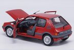 1:18 Scale NOREV Red Diecast 1991 Peugeot 205 GTI Model