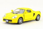 Kids 1:32 Scale White / Red / Yellow / Blue Diecast Toyota MR2