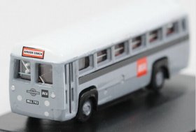 Mini Scale Gray Oxford Die-Cast BEA AEC RF Bus Model