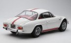 White 1:18 Scale Diecast 1971 Renault Alpine A110 1600S Model