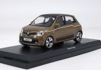 Brown / Blue NOREV 1:43 Scale Diecast Renault Twingo Model