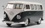 Red-White 1:24 Scale Welly Diecast 1963 VW T1 Bus Model