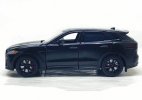 Kids 1:32 Scale Matte Black Diecast Jaguar F-Pace SUV Toy