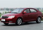 Red / White 1:18 Scale Diecast 2009 Geely EC7 Model