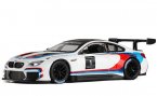 White 1:24 Scale Diecast BMW M6 GT3 Model