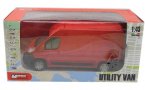 Red 1:43 Scale Diecast Peugeot EXPERT Model