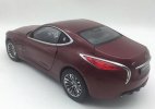 Wine Red / Gray 1:18 Scale Diecast Geely Emgrand GT Model