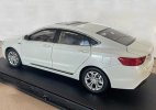 White / Brown 1:18 Scale Diecast 2015 Geely Borui Model