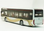 1:36 Scale White Diecast Foton AUV BJ6129EVCA City Bus Model