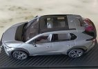 1:30 Scale Gray / White Diecast 2022 Toyota bZ4X SUV Model