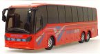 Kids Red / White / Yellow / Black Deluxe Tour Bus Toy