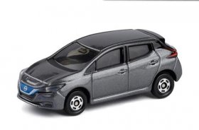 Deep Gray 1:63 Kids NO.93 Tomy Tomica Diecast Nissan Leaf Toy