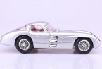 Silver Maisto 1:18 Scale Diecast Mercedes-Benz 300 SLR Model