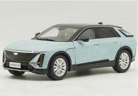 1:18 Scale Blue Diecast 2022 Cadillac Lyriq Electric SUV Model