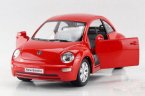 Red / Yellow / Green 1:24 Scale Diecast VW New Beetle Model