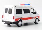 Kids 1:32 Scale White Ambulance Diecast 2018 JMC Van Toy