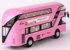 Red / Pink / Yellow /Blue Kids Die-Cast London Double Decker Bus