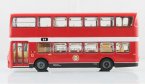 1:76 Scale NO.84 Red London Double Decker Bus Toy Model