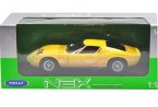 Yellow / Orange 1:18 Welly Diecast 1971 Lamborghini Miura SV