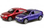 Red / Blue 1:43 Scale Kids Diecast BMW X6 Toy