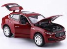 Red / Blue / Black Kids 1:32 Diecast Maserati Levante Toy