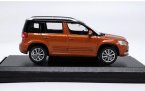 Blue / Orange 1:43 Scale Diecast Skoda Yeti Model