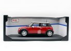 1:24 Scale MaiSto Wine Red Diecast Mini Cooper Model