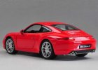 Red /Yellow Welly 1:24 Scale Diecast Porsche 911 Carrera S Model