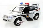 Red / White Kids 1:32 Diecast Toyota Land Cruiser Prado Toy