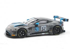 1:64 Scale Gray Diecast Aston Martin Vantage GT3 Model