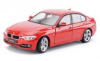 White / Red 1:24 Scale Welly Diecast BMW 335i Model