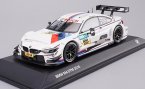 1:18 Scale NO.100 White Diecast 2016 BMW M4 DTM Model