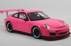 Pink / Light Green Welly 1:18 Scale Diecast Porsche 911 GT3 CUP